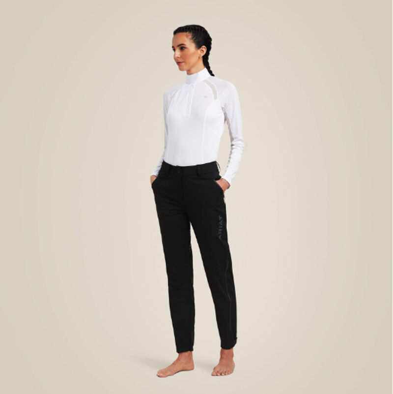Ariat Womens Venture Waterproof Shell Full Seat Trousers Black-2